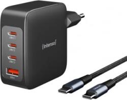 Intenso W140A3C GaN hálózati töltő fekete + C520C kábel (7814010)