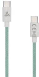SBOX USB Type-C - USB Type-C adat- és töltőkábel 60W, 1m zöld (TYPEC-1-G)