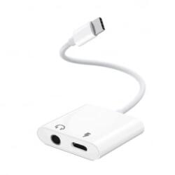 Gembird USB type-C -> 3.5 mm jack audio adapter fehér (A-CM-3.5FP-01)