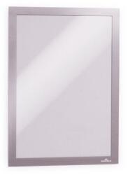 DURABLE Duraframe A4 2db ezüst öntapadó információs keret (487223) - officedepot