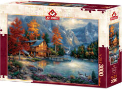 Art Puzzle Puzzle Art Puzzle din 3000 de piese - Autumn Reflection (5523) Puzzle