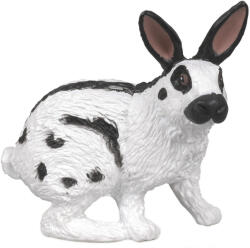 Papo Figurina Papo Farmyard Friends - Iepuras alb cu urechile negre (51025) Figurina
