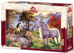 Art Puzzle Puzzle Art Puzzle din 1000 de piese - Paradisul pentru cai (5215) Puzzle