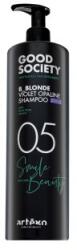 Artègo Good Society 05 B_Blonde Violet Opaline Shampoo șampon protector pentru neutralizarea nuanțelor de galben 1000 ml
