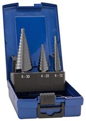 Forum Set burghie in trepte Forum HSS TiAlN, 4-12/4-20/6-30mm (4317784906814)