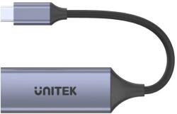 Unitek U1323A Hálózati Csatlakozó - USB 3.2 Gen 1 Type-C 5000 Mbit/s Fekete
