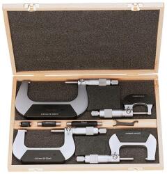 Forum Set micrometre Forum, DIN863, 0-100mm, 4 piese (4317784856591) - constructii-mag
