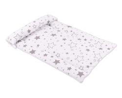 Kidizi Salteluta impermeabila pentru masuta de infasat din bumbac Kidizi 70x50 cm Galaxy Grey (5949551914426) Saltea de infasat