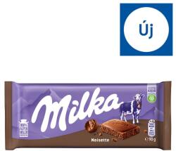 Milka Noisette alpesi tej felhasználásával készült tejcsokoládé mogyorómasszával 90 g