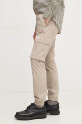 Calvin Klein pantaloni barbati, culoarea bej, mulata, J30J327614 PPYA-SPM0A1_80X (J30J327614)