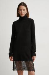 Morgan rochie din amestec de lana RMAFIX culoarea negru, mini, dreaptă, RMAFIX 9BYH-SUD1GY_99X (RMAFIX)