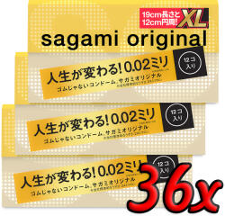 Sagami Original 0.02 XL 36 pack