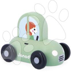 Janod Fa toló kisautó Hatchback Green Wooden Car City Cross Roads Janod zöld 12 hó-tól J05913 (J05913)
