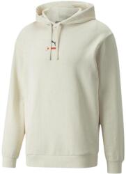 PUMA Férfi Better TR 847461 99 kapucnis pulóver 2XL bézs|fehér