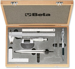 Beta 1685/C7 7 részes szerszámkészlet méréshez és jelöléshez kofferban (BETA 1685/C7) (BETA-016850110)