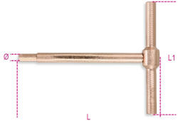 Beta 951BA/4 T-szárú imbuszkulcs, szikramentes 4 mm (BETA 951BA/4) (BETA-009510904)