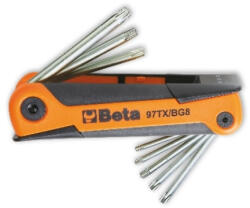 Beta 97TX/BG8 8 darabos imbuszkulcskészlet Torx®-csavarokhoz (BETA 97TX/BG8) (BETA-000970368)