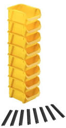 STANLEY 2-es tárolódoboz 8 db falitartóval (STANLEY-STST82964-1)