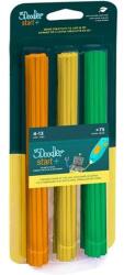 3Doodler Start Filament Eko | 2.5mm | 75 darab | 3 szín Tangerine Tang/ Lemon Zest/Spring Green (3DS-ECO-MIX2-75)