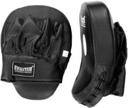 EVOLUTION Szintetikus bőr Hook & Jab Pads (2 darabos csomag) fekete