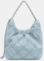 Tory Burch kézitáska Fleming Denim Mini Hobo 167972-414 - kék Univerzális méret