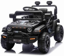 Beneo Elektromos OFFROAD NEW kisautó hátsókerék-meghajtással, fekete, lítium akkumulátor, magas futómű, széles ülés, lengéscsillapított felfüggesztés, 2, 4 GHz-es távirányító, LED lámpák