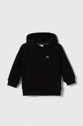 Lacoste gyerek felső fekete, sima, kapucnis - fekete 104