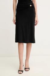 Herve Leger szoknya Valentina fekete, midi, harang alakú, RMJ3518812 - fekete M