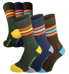 Northman Larvik merino 3-pack Șosete 567_mix barev 42-44 EU
