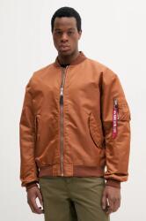 Alpha Industries bomber dzseki MA-1 CS férfi, sötétkék, átmeneti, oversize, 136136 - barna XL