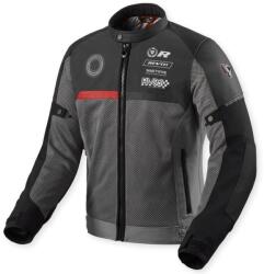 Revit Geacă Moto de Vară din Piele și Textil REVIT Swiftblade · Negru / Roșu