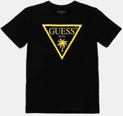 GUESS gyerek póló fekete, nyomott mintás, L5GI29 J1314 - fekete 166-175