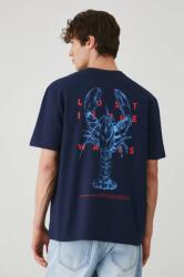 Medicine t-shirt sötétkék, férfi, nyomott mintás - sötétkék XXL - answear - 8 390 Ft