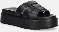 Buffalo papucs Noa Mule Ms fekete, női, platformos, 1602256-BLK - fekete Női 38
