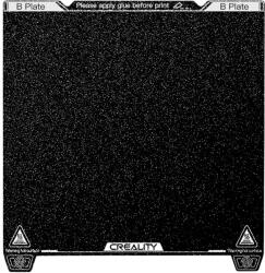 Creality - K1 Textúrált PEI nyomtatólap (235x235 mm)