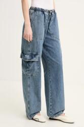 Moschino Jeans pamut farmer női, magas derekú, 0320 3721 - kék L