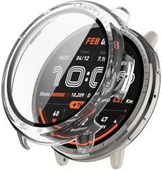PC FULL COVER Műanyag borítás üveggel Amazfit Active 2 átlátszóhoz
