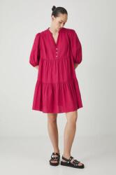 MEDICINE vászon ruha piros, mini, oversize - piros XL - answear - 9 990 Ft