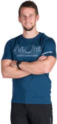 Northfinder Tricou outdoor din lână pentru barbati Olek navy (108271-346-105)