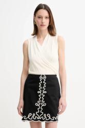 HUGO BOSS top bézs, női, sima, 50537768 - bézs L