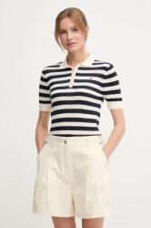 Tommy Hilfiger poló női, sötétkék - sötétkék L - answear - 42 990 Ft