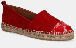 Billi Bi espadrilles velúrból piros, platformos, A6700 - piros Női 40