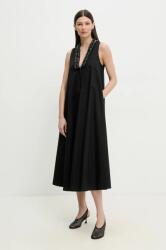 Isabelle Blanche ruha fekete, midi, harang alakú, IS25SS-A056-T012 - fekete XS