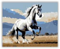  Felágaskodó Szürke Andalúz Ló - számfestő készlet