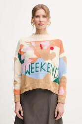 Max Mara pulóver női, bézs, 2515361181600 - bézs XL
