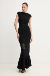 Herve Leger ruha Camila fekete, maxi, testhezálló, MOS8513513 - fekete L