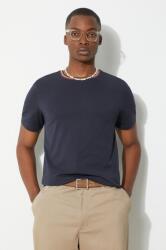 Paul Smith pamut póló sötétkék, férfi, sima, M1R-697PS-H00084 - sötétkék XL