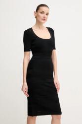 Herve Leger ruha Marianne fekete, mini, testhezálló, MSB8518700 - fekete L