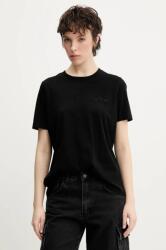 Superdry pamut póló női, fekete, W1011644A-02A - fekete M