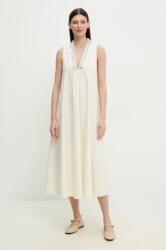 Isabelle Blanche ruha bézs, midi, harang alakú, IS25SS-A056-T012 - bézs L